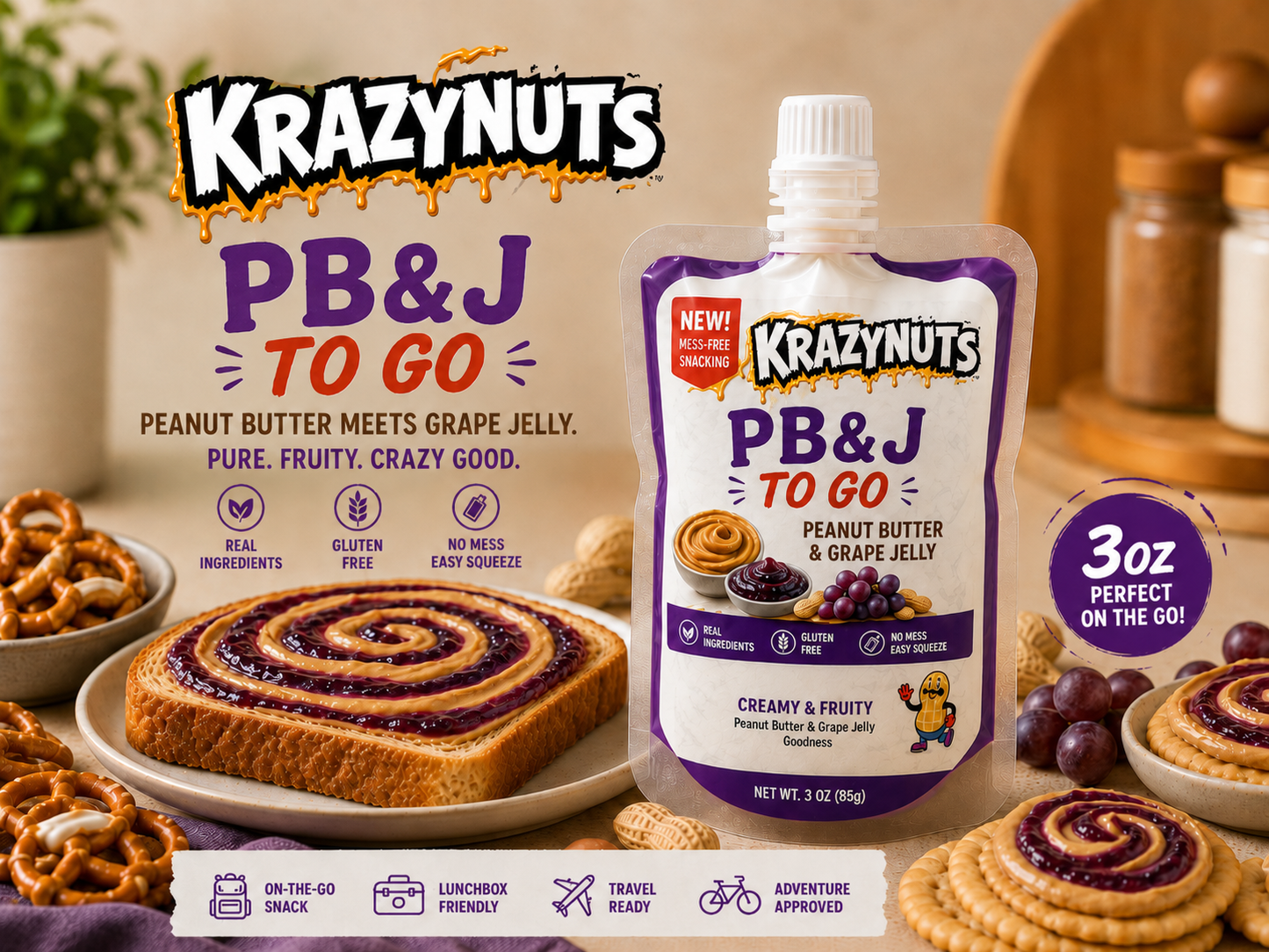 Big Squeeze Grape PB&J 3 oz