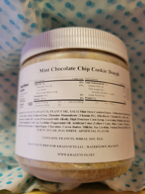 Peanut Butter Chocolate Chip Mint Fluff Cookie Dough