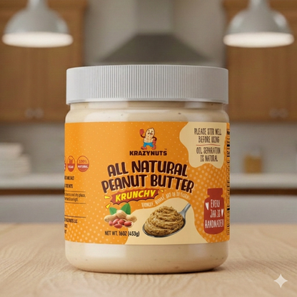 Crunchy Healthy Natural Peanut Butter